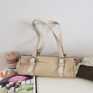 Made in Italy Artisinal leather - Pegabo baguette shoulder purse